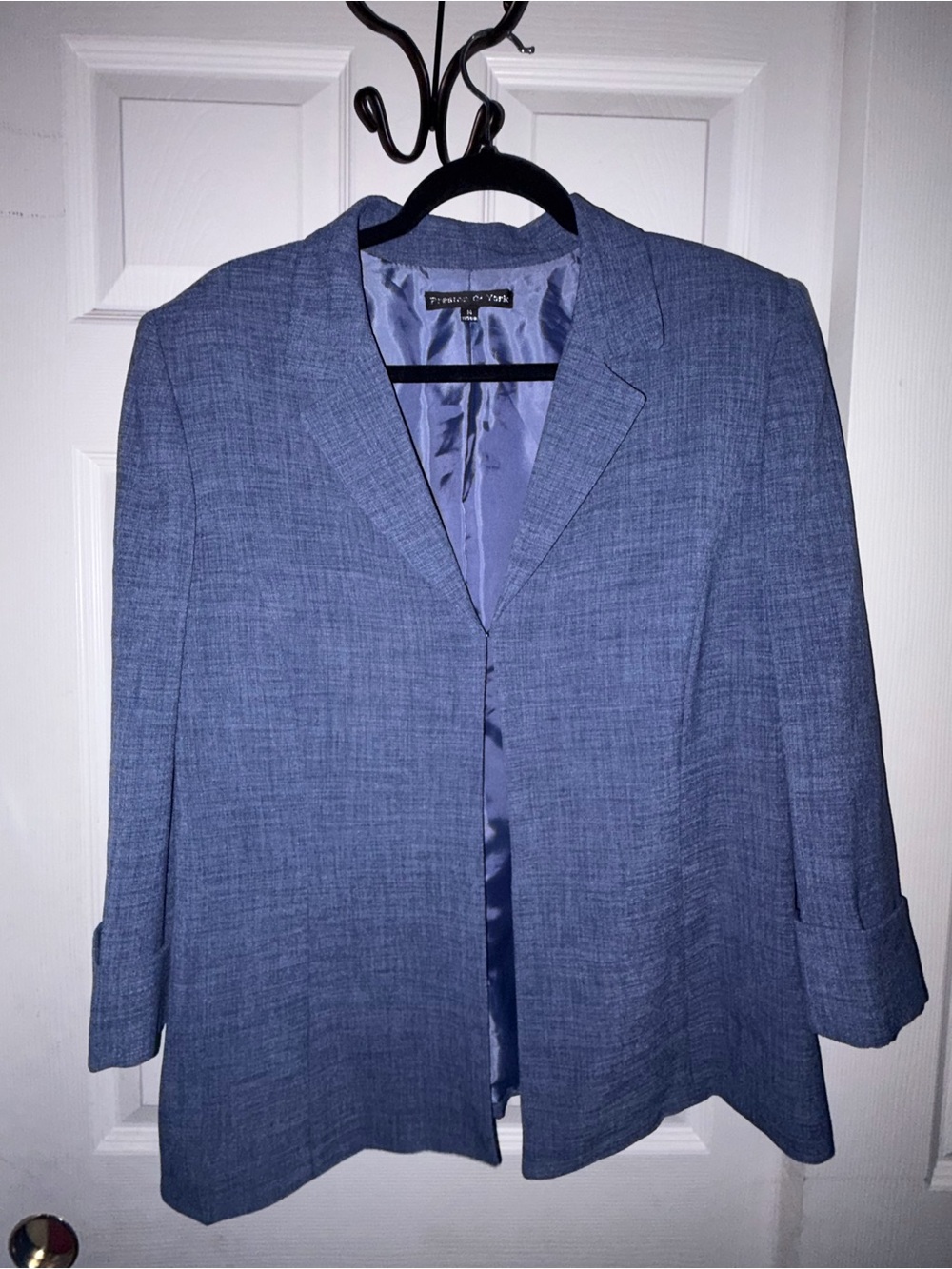 Preston & York Textured Blue Blazer